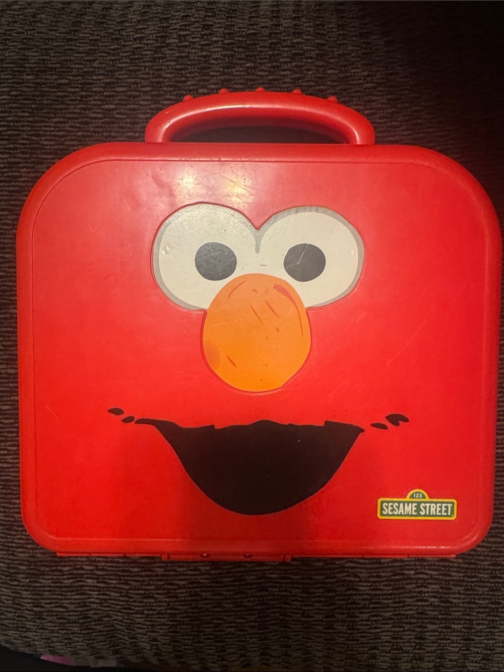 Sesame Street Elmo Red and Orange ABC learning Letters! Missing 1 piece! Found S